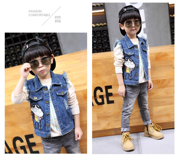 Gilet enfant en toile - Ref 2068781 Image 20