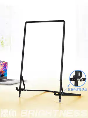 Simple wrought iron large photo frame bracket mirror base plaque photo Big Watch gallery display special promotion