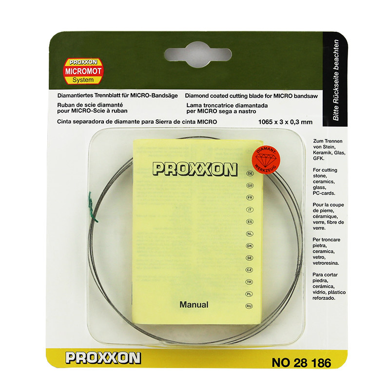 Germany PROXXON woodworking band saw blade bimetallic fine tooth