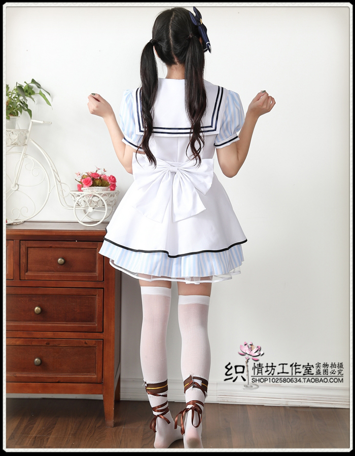 Anime Love Live Rin Hoshizora Kawaii Girl Dress Cosplay Costume Sailor suit