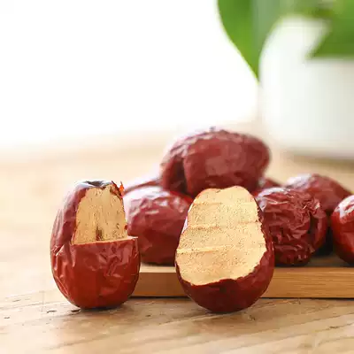 Hetian jujube Xinjiang bulk Junjube Premium dried jujube snacks specialty Six-star extra large 2500g Wash-free