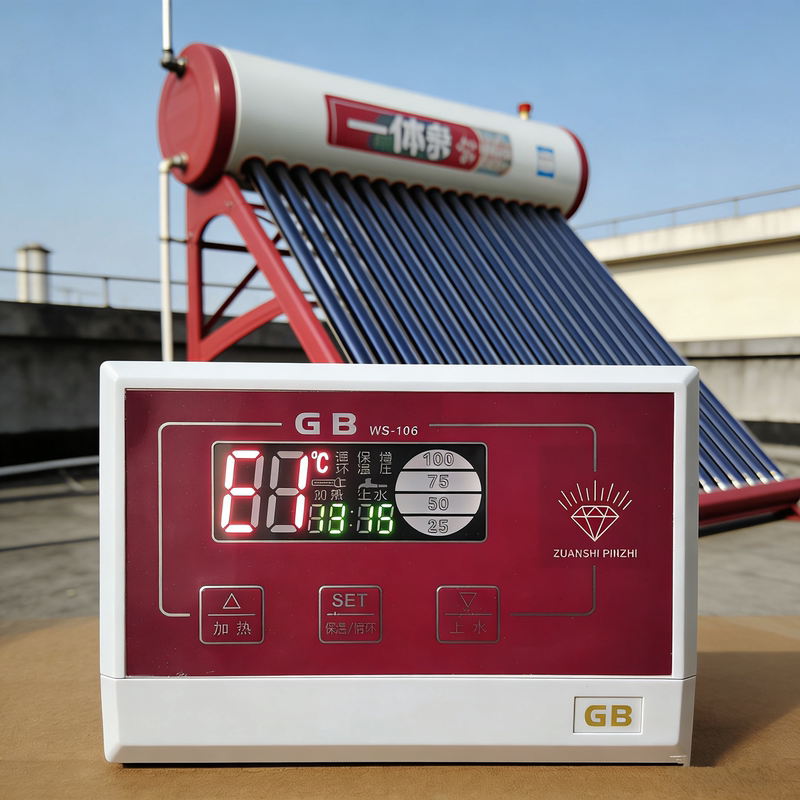 Solar Water Heater Ws-106 Automatic Water Supply Controller Smart Meter Temperature Sensor Display Accessories Solar Water Heater Ws-106 Automatic Water Supply Controller Smart Meter Temperature Sensor Display Accessories