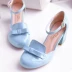 Baotou sandal nữ vuông retro giày một chữ nữ dày với phiên bản Hàn Quốc của giày cao gót nữ mùa hè nữ sinh hoang dã sandal bitis nữ Sandal