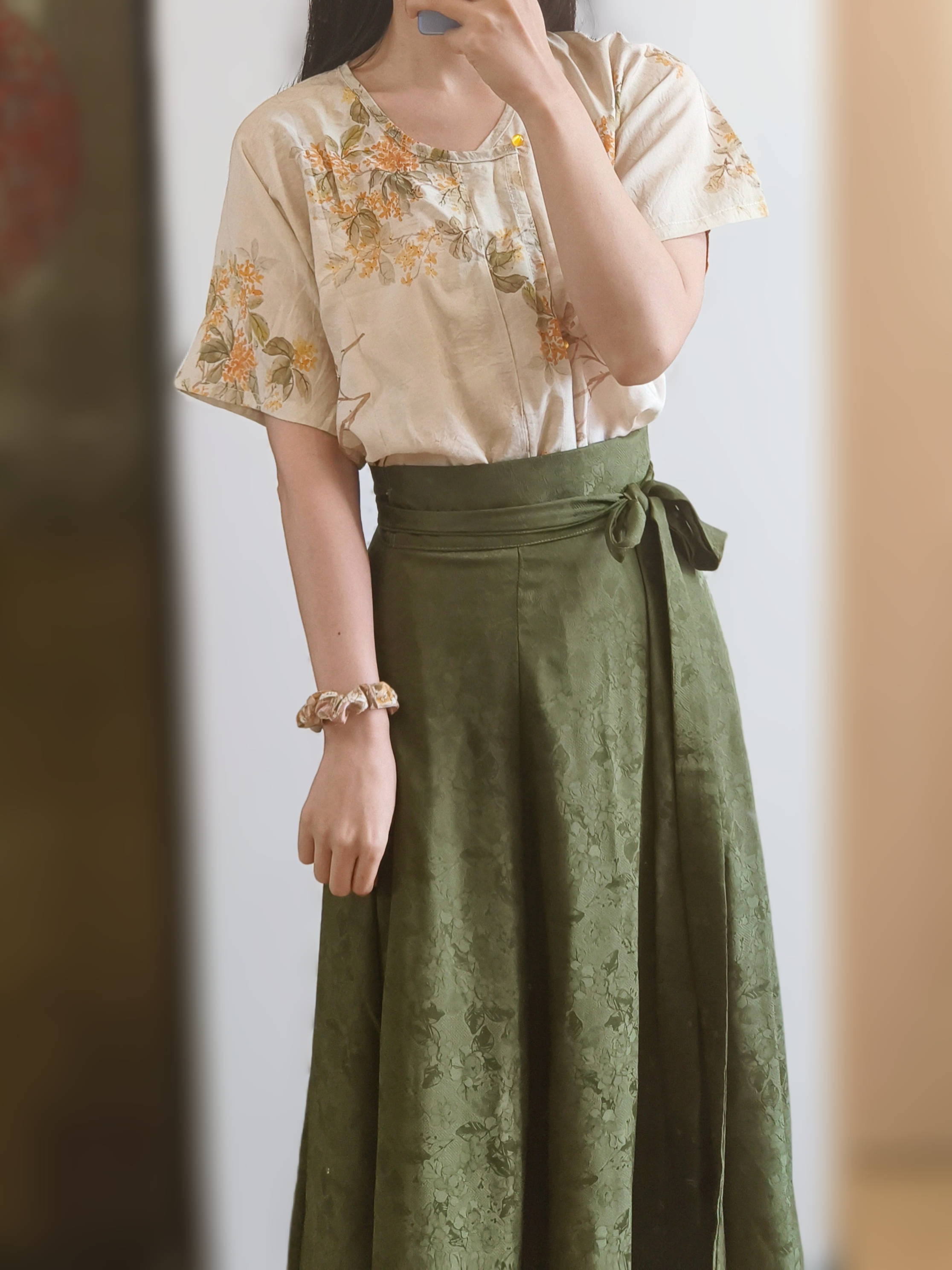 漢服レディース唐装半袖通勤日常春夏