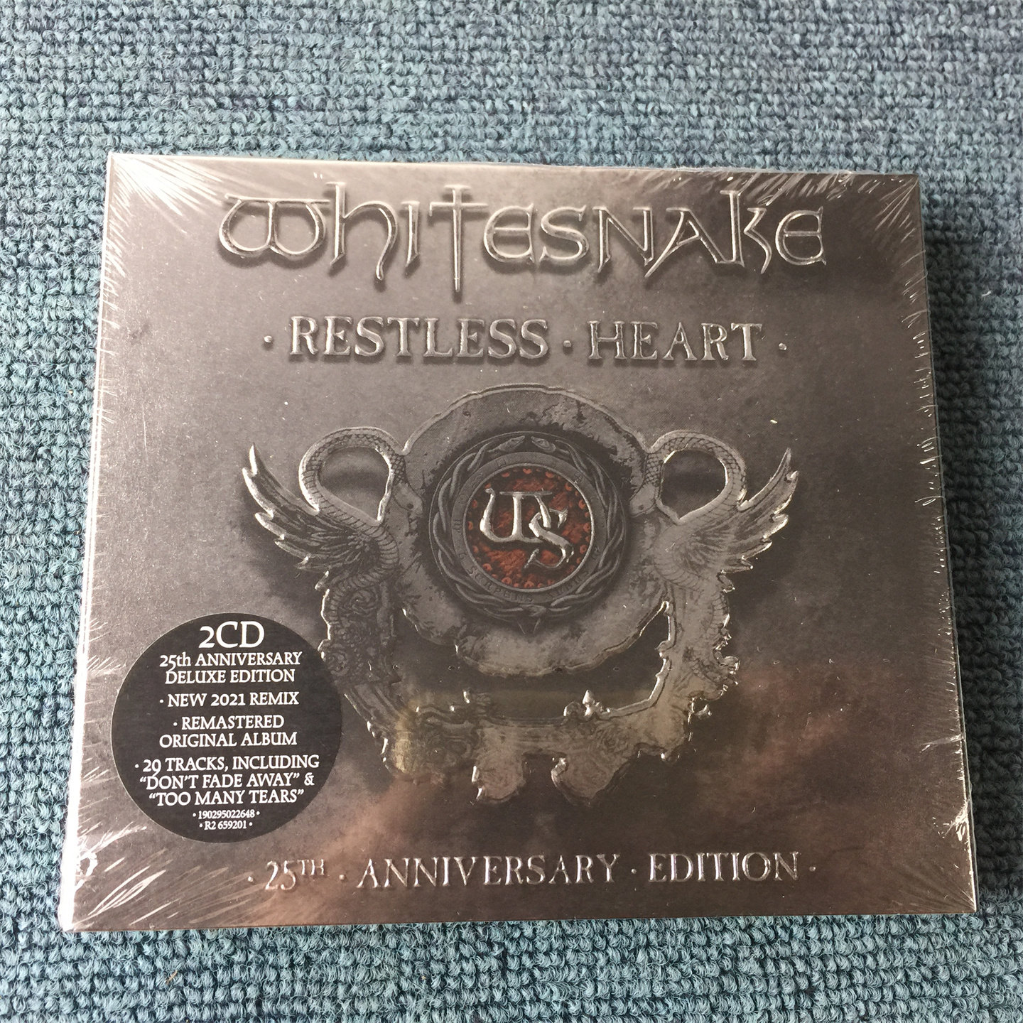 Неугомонное сердце Whitesnake 2CD OM Версия нераспечатана Изображение 1