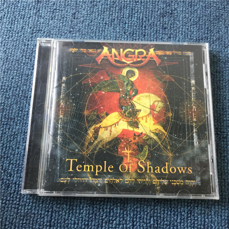 Японская версия нераспечатанного бокс-сета Angra Temple of Shadows в стиле метал-рок Изображение 1