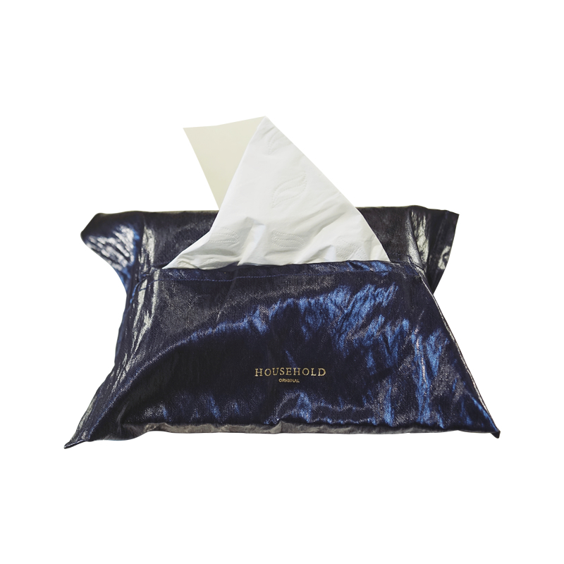 Designer fabric fabric fabric paper towel cover portable draw paper bag pure hand-stamped bathroom living room bedroom car with Nordic