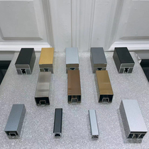 Weld-free aluminum alloy stainless steel brushed U-shaped slot glass handrail accessories indoor and outdoor stairs balcony wall guardrails