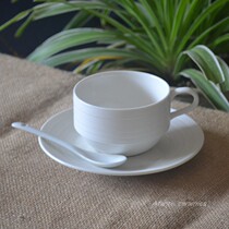 Foreign trade original single tail new bone china 250ml European coffee cup saucer set household breakfast milk tea clearance