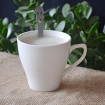 Foreign trade original single tail goods new bone china 250ml coffee cup milk cup breakfast cup creative personality cup clearance