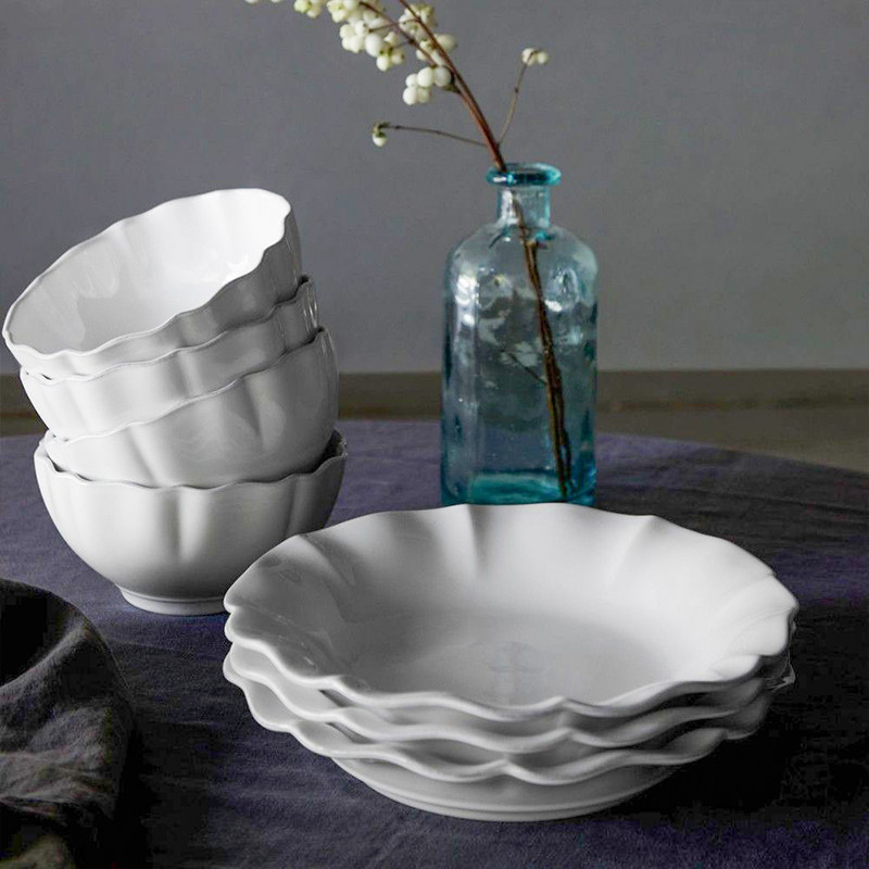 Portuguese Costa Nova Rosa Ceramic Imported Tableware Steak Plate Western-Style Dinner Plate Soup Bowl Rice Bowl Pasta Plate Portuguese Costa Nova Rosa Ceramic Imported Tableware Steak Plate Western-Style Dinner Plate Soup Bowl Rice Bowl Pasta Plate