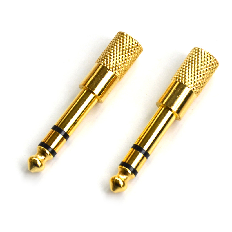 Electronic steel drum electric guitar microphone converter audio converter 6 5 to 3 5mm plug