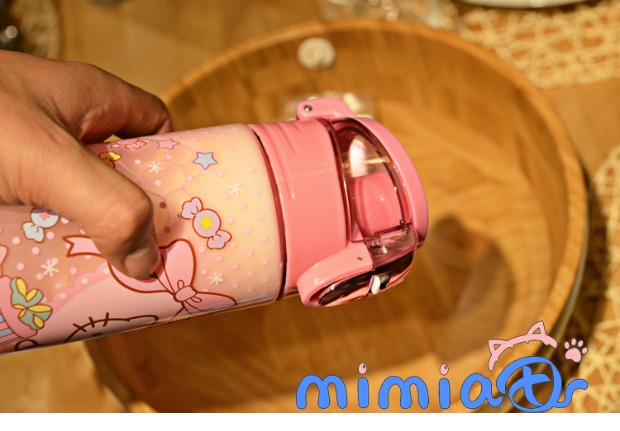 Hàng ngày đặc biệt chống rò rỉ Hello Kitty phim hoạt hình cốc sinh viên nhựa ấm đun nước thể thao cốc di động - Tách cốc cafe giữ nhiệt