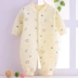 Babyiesies mùa thu và mùa đông cotton của phụ nữ ấm áp romper dài tay mùa đông nam quần áo trẻ em quần áo mùa thu quần áo trẻ sơ sinh bodysuit bé trai 0-24 tháng Áo liền quần