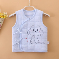 Áo sơ mi cotton ấm áp cho trẻ sơ sinh liệt nửa người Áo vest cotton màu mùa thu / mùa đông áo khoác cho bé