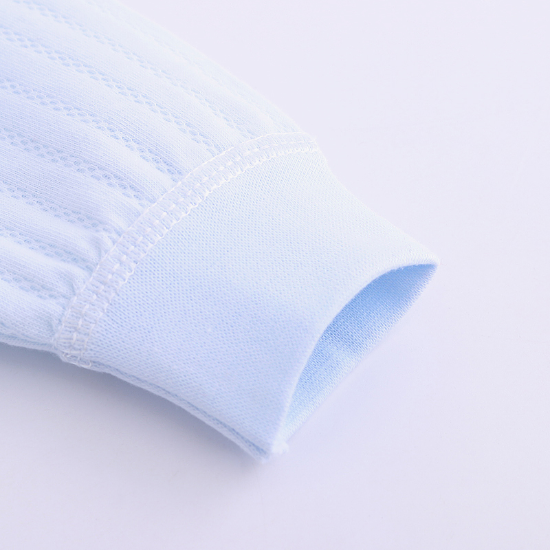 Bộ đồ cotton cho bé sơ sinh liệt nửa người mùa thu và mùa đông đồ ngủ bé trai