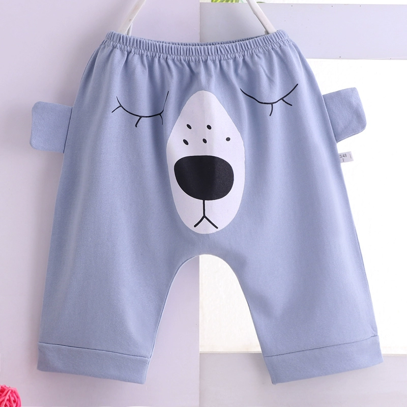 Quần bé mùa xuân và mùa thu mỏng bé hậu cung quần lớn pp quần nam 1 2 tuổi cotton bên ngoài mặc mông quần quần trẻ em