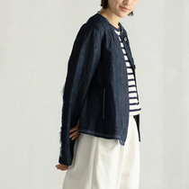 No good to see the city original design denim jacket womens spring and summer thin retro wild short section