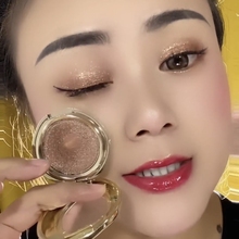 2024 new monochrome eye shadow, pearl light, daily pumpkin, earth color, lazy person, beginner, put on light makeup