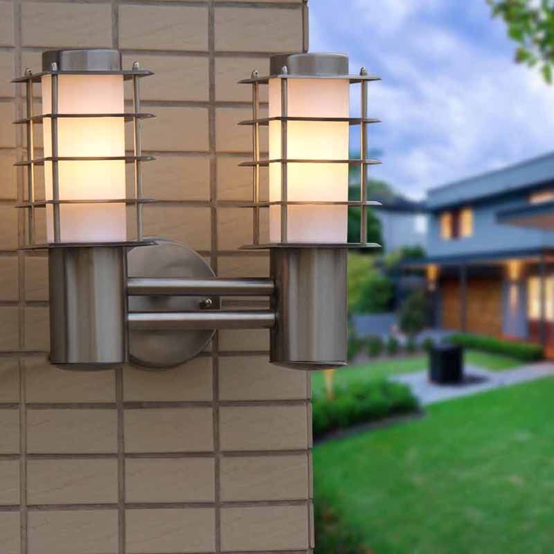 Outdoor wall light waterproof Chinese style modern minimalist garden light outdoor garden wall light villa balcony exterior wall walkway light