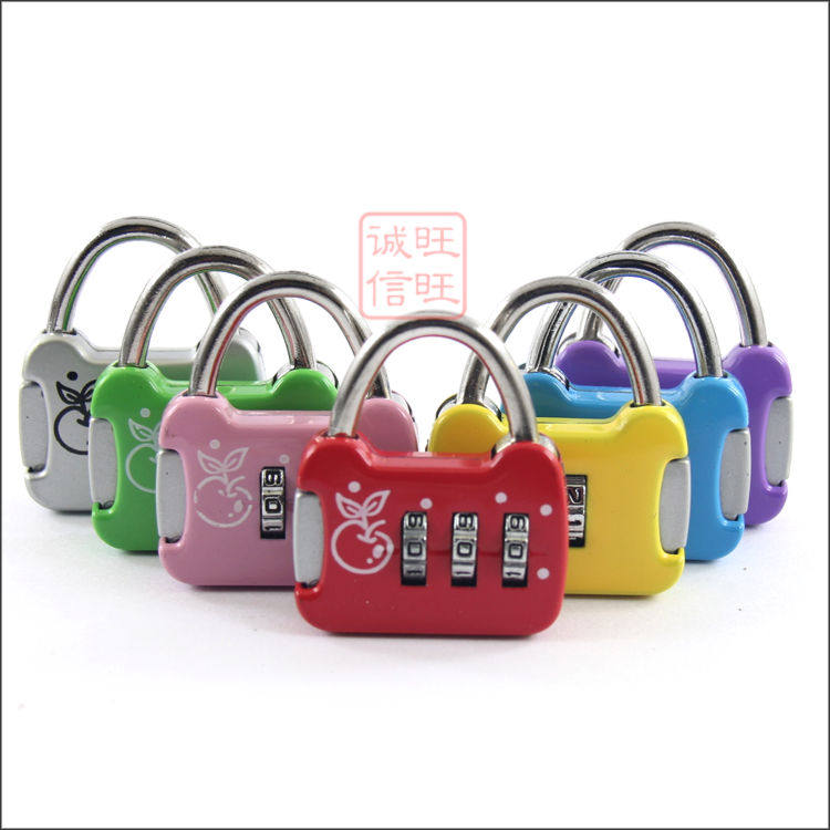 Metal 3-digit combination lock Gym pocket combination small padlock luggage lock combination lock mini combination lock head