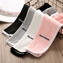  Autumn childrens pants new girls embroidered pants irregular hems casual pants baby childrens pants 2 years old-6 years old