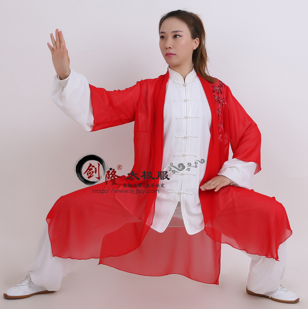 1857 lingering Jianlong original design custom Taichi shawl High-end high-end outer shawl embroidery single piece shawl