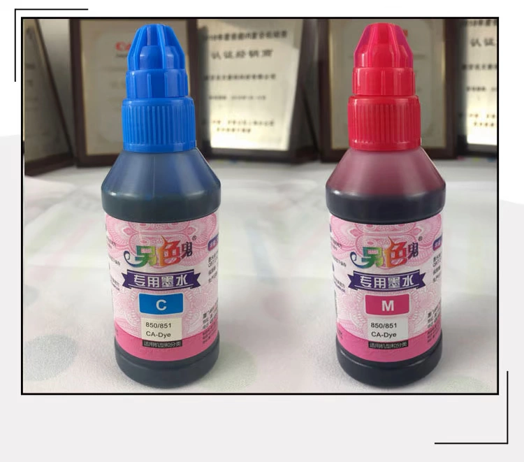 Một bóng ma màu khác với mực cho máy in Canon model 100mL hệ thống 6 máy in phun văn phòng dung lượng lớn - Mực