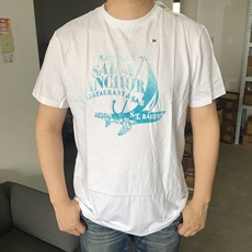 Футболка мужская 美国正品 nautica 诺帝卡男士纯棉圆领t恤短袖t恤 现货