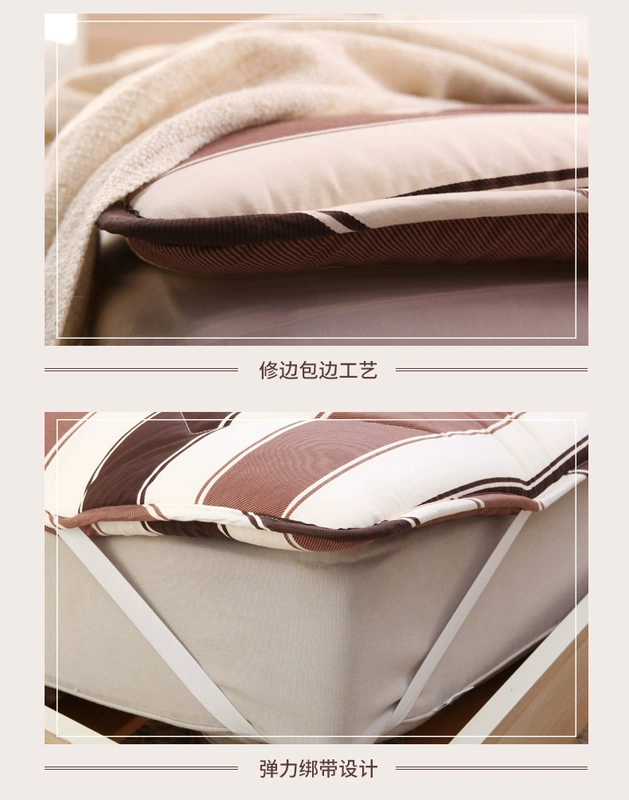 Giống như giường, nệm thoải mái bảo vệ vải bông đúp Four Seasons Four Seasons mat mat Panninggesi - Nệm