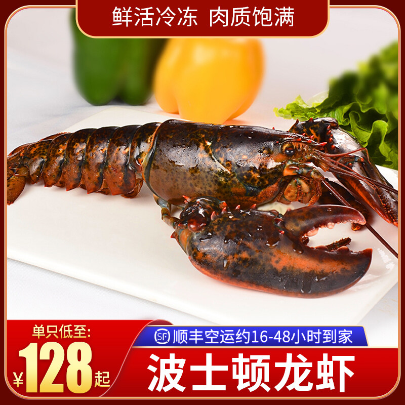 Boston Lobster Fresh frozen Big Lobster Seafood Seafood Canada Ultra Great Poron 1-10 catfish