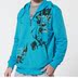 Áo len nam size lớn mùa xuân và mùa thu mỏng phần thể thao giản dị áo hoodie thanh niên học sinh áo len nam - Áo len hoodie nỉ Áo len