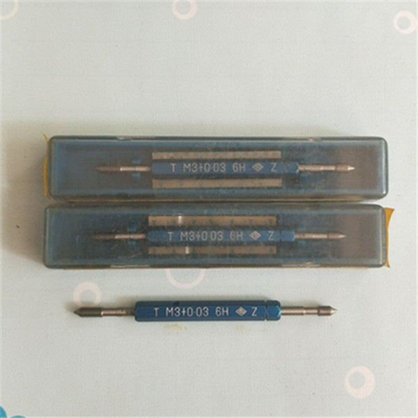 Chengdu Chuanquan increased thread plug gauge pass-stop gauge M3 0 03