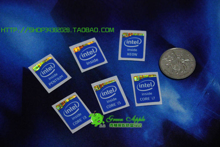 Autocollant pour téléphone mobile INTEL - Ref 1361583 Image 9