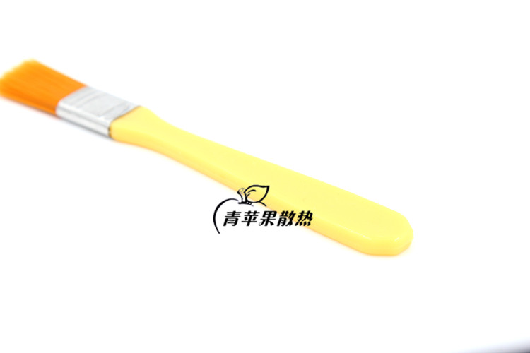 Computer Keyboard Brush Motherboard Clean Nylon Small Hairbrush Digital Home Electric Dust Removal Plastic Yellow Handle Soft Hairbrush