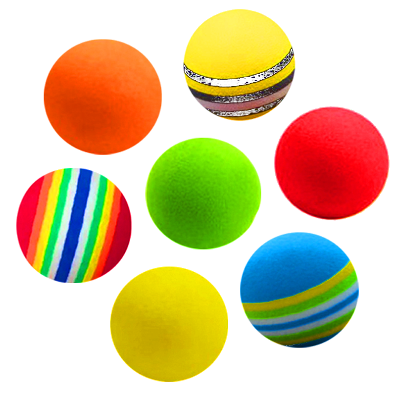 Cisfung Indoor Golf Eva Foaming Practice Ball PU Softball Children Foam Ball Golf Sponge Ball