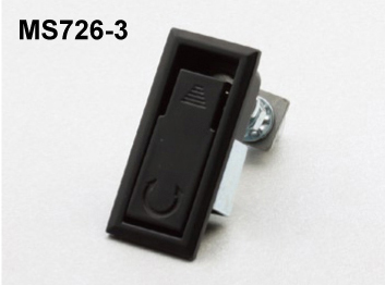 Automation equipment small plane lock control box small lock door lock MS 726 - 3 white black panel lock
