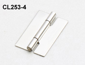 Stainless steel coated hinge CL253-4 1 5mm iron nickel plated machinery and equipment door hinge