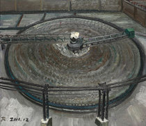 Selection of mining factories scenic oil painting works artwork No box Painting and beauty salon painters factory oil painting original work