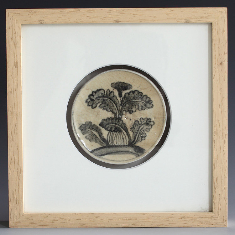 Ming and Qing Porcelain Specimen Decorations Hongzhi Blue and White Porcelain Pieces in the Middle Ming Dynasty Decorative Paintings Cabbage Blue and White Porcelain Pieces