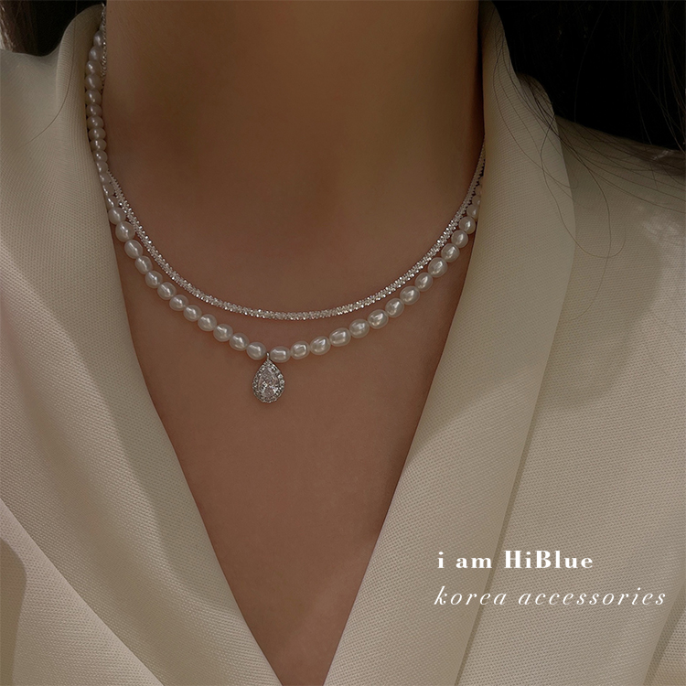 South Korea 2022 new sterling silver shining galaxy necklace sparkling clavicle chain element chain naked chain flashing sweater chain