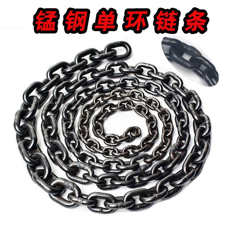 Manganese Steel Chain Fitness Whip Single Ring Kirin Whip Whip Manganese Steel Whip Strip Accessories Non-stainless Steel