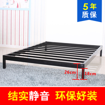 Simple iron bed double bed single childrens bed 1 2 wrought iron bed modern iron bed frame 1 5 meters 1 8 meters tatami