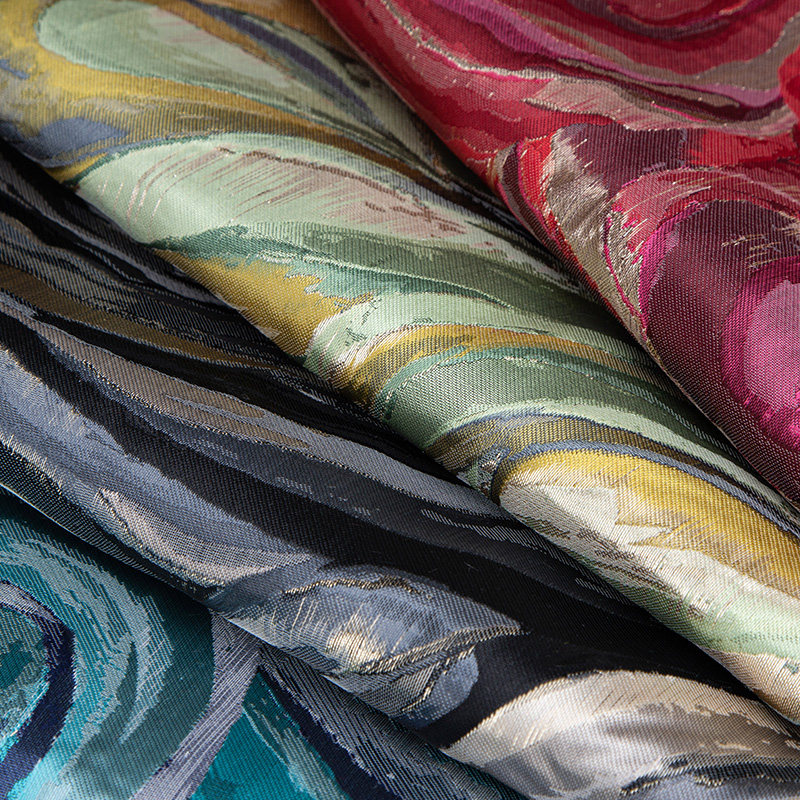 Tang Rabbit Hairy Bright Fabric Fabric Handick Fabric DIY Bag Bag Fengtail Chinese Wind Curtain Clothing Accessories