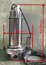 Stainless steel GQS-1500 submersible sewage pump