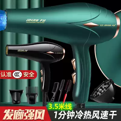 Hair salon high-power hair dryer Household hair salon special quick-drying blue light hair care hot and cold air does not hurt hair dryer