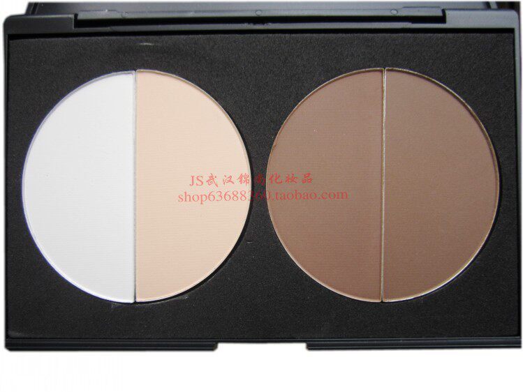 Shaded powder Cosmetic Powder Four-Color Double Makeup Artist Photo Gallery Dedicated to Colorful Powder Four-Pink Cake 
