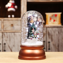 New Christmas decorations creative snow lights music lights lights gifts for girls company set