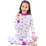 Детское хлопковое демисезонное термобелье, детская пижама, нижнее белье для мальчиков, хлопковый комплект, свитер, подходит для подростков