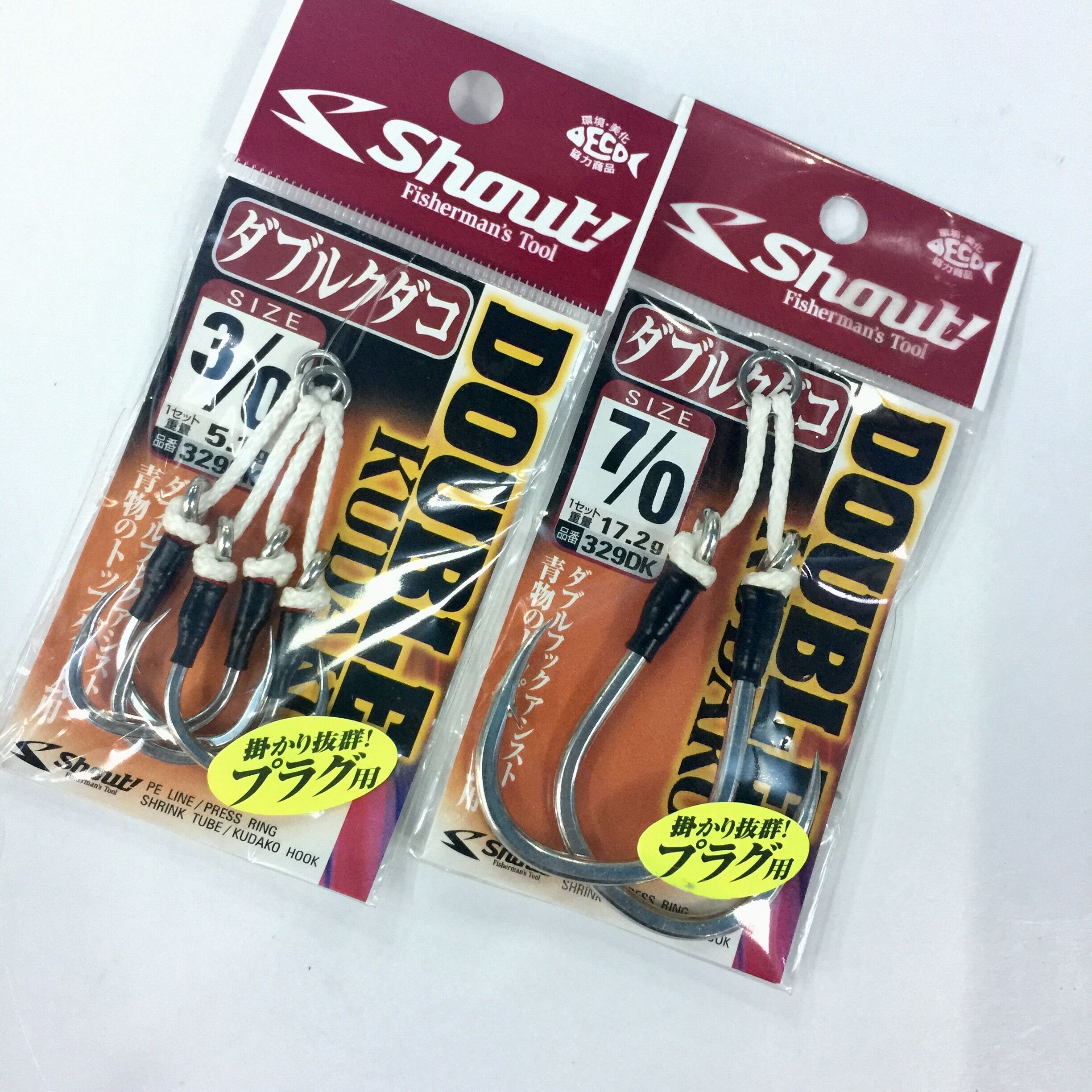 SHOT Super Power Iron Plate Hook 329DK Lujah Hook Boat Fishing Hook Sea Fishing Iron Plate Hook Fish Hook